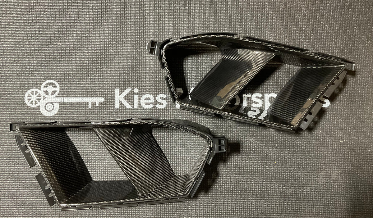 Kies-Motorsports Open Box Item OPEN BOX - Kies G80/G82 Carbon Fiber Modern Performance Vent Trims (Scuff)