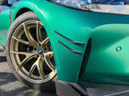 Kies-Motorsports Open Box Item OPEN BOX - Kies Motorsports 2020-2025 BMW M3 (G80) / M4 (G82 / G83) Performance Style Dry Carbon Fiber 4pc Canard Set