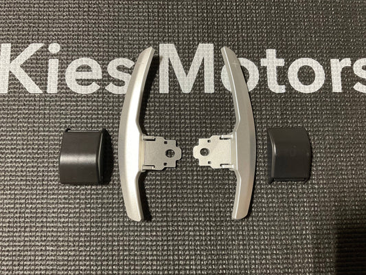 Kies-Motorsports Open Box Item OPEN BOX - Kies Motorsports Aluminum Paddle Shifter Extensions (Fits: F10, F15, F25, F20, F30, F32, F34, F80, F82, M3, M4, M5, M6) (Satin Silver)