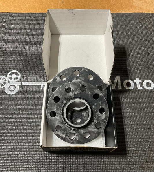 Kies-Motorsports Open Box Item OPEN BOX - Kies Motorsports Porsche Wheel Spacers 5 X 130 71.6mm Center Bore Black Finish (Set Of 2) 3-5 Prong (USED)