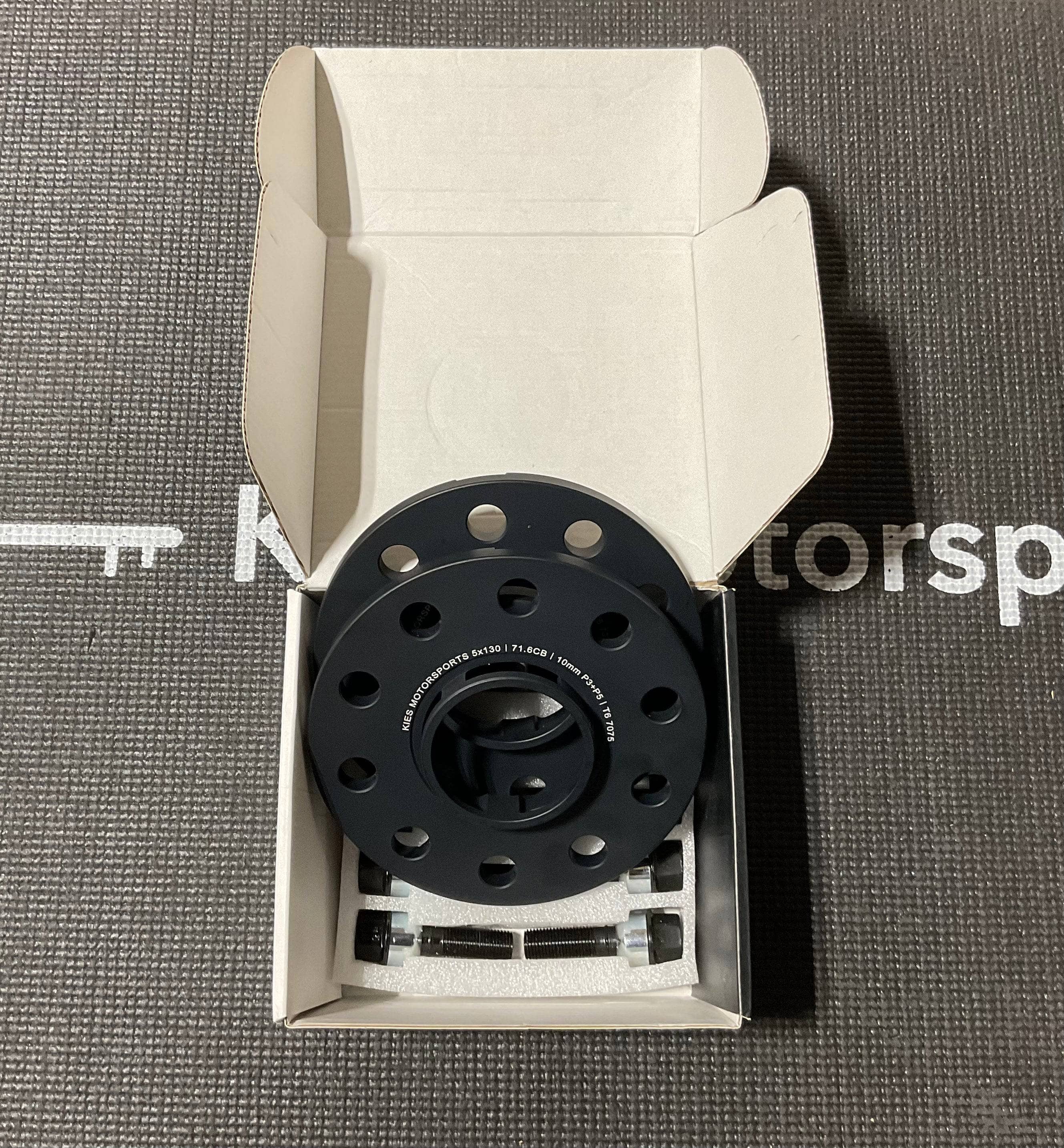 Kies-Motorsports Open Box Item OPEN BOX - Kies Porsche Wheel Spacer 5x130 (71.6 CB) - Set of 2 (10MM - 3/5 Prong)