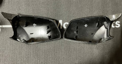 Kies-Motorsports Open Box Item OPEN BOX - M Style Carbon Fiber Mirror Cap Replacement for BMW  (PRE-LCI) 5 Series F10 2010-2013 F10 M5 2011 - NEW
