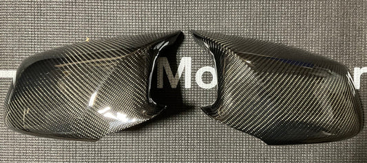 Kies-Motorsports Open Box Item OPEN BOX - M Style Carbon Fiber Mirror Cap Replacement for BMW  (PRE-LCI) 5 Series F10 2010-2013 F10 M5 2011 - NEW