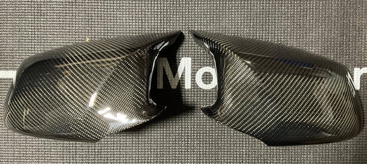 Kies-Motorsports Open Box Item OPEN BOX - OPEN BOX - M Style Carbon Fiber Mirror Cap Replacement for BMW  (PRE-LCI) 5 Series F10 2010-2013 F10 M5 2011