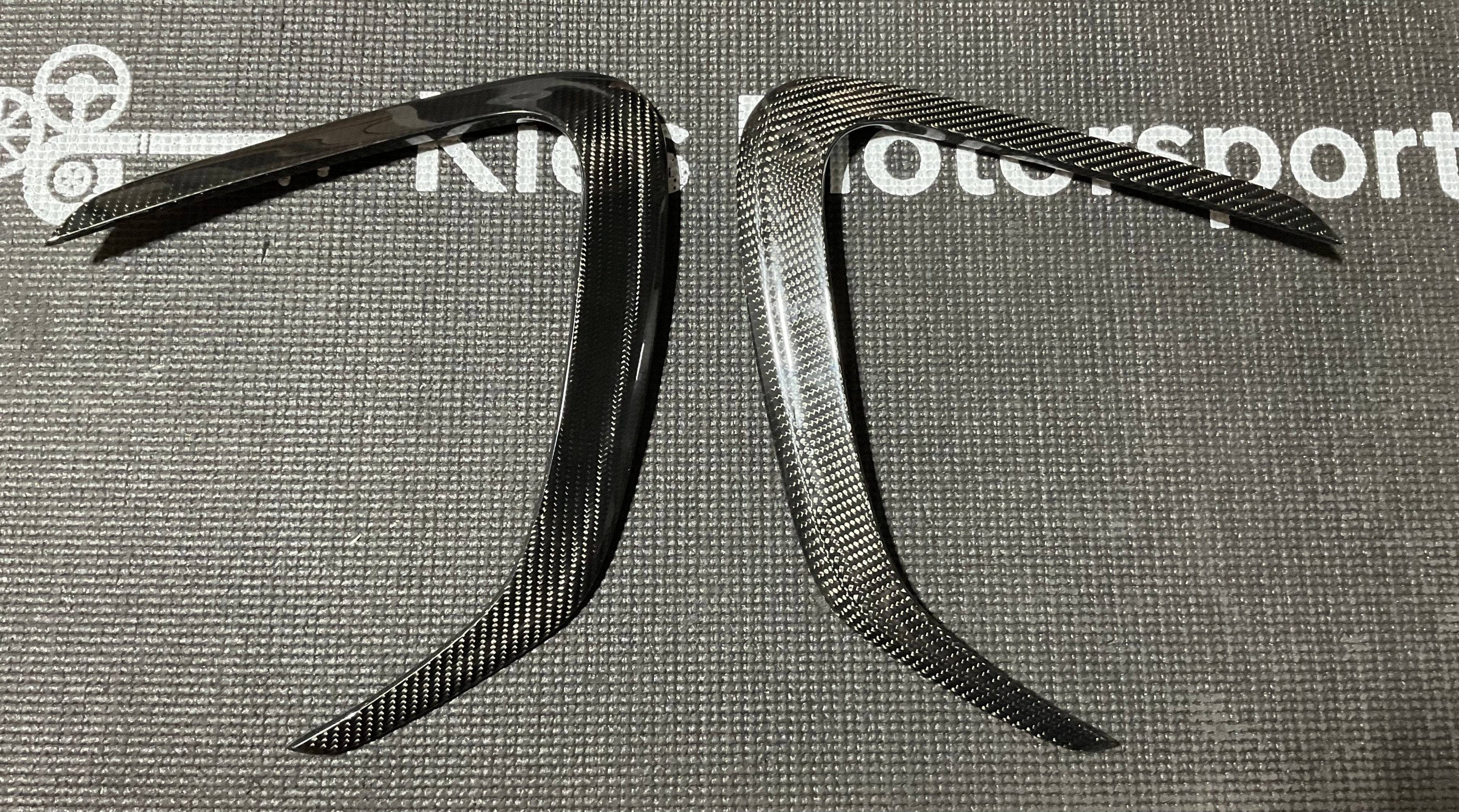 Kies-Motorsports Open Box Item OPEN BOX - Tesla Model Y Carbon Fiber Fog Light Trim Surround