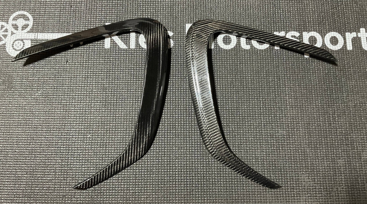 Kies-Motorsports Open Box Item OPEN BOX - Tesla Model Y Carbon Fiber Fog Light Trim Surround