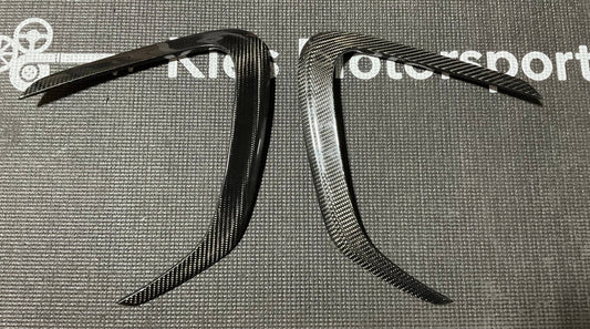 Kies-Motorsports Open Box Item OPEN BOX - Tesla Model Y Carbon Fiber Fog Light Trim Surround
