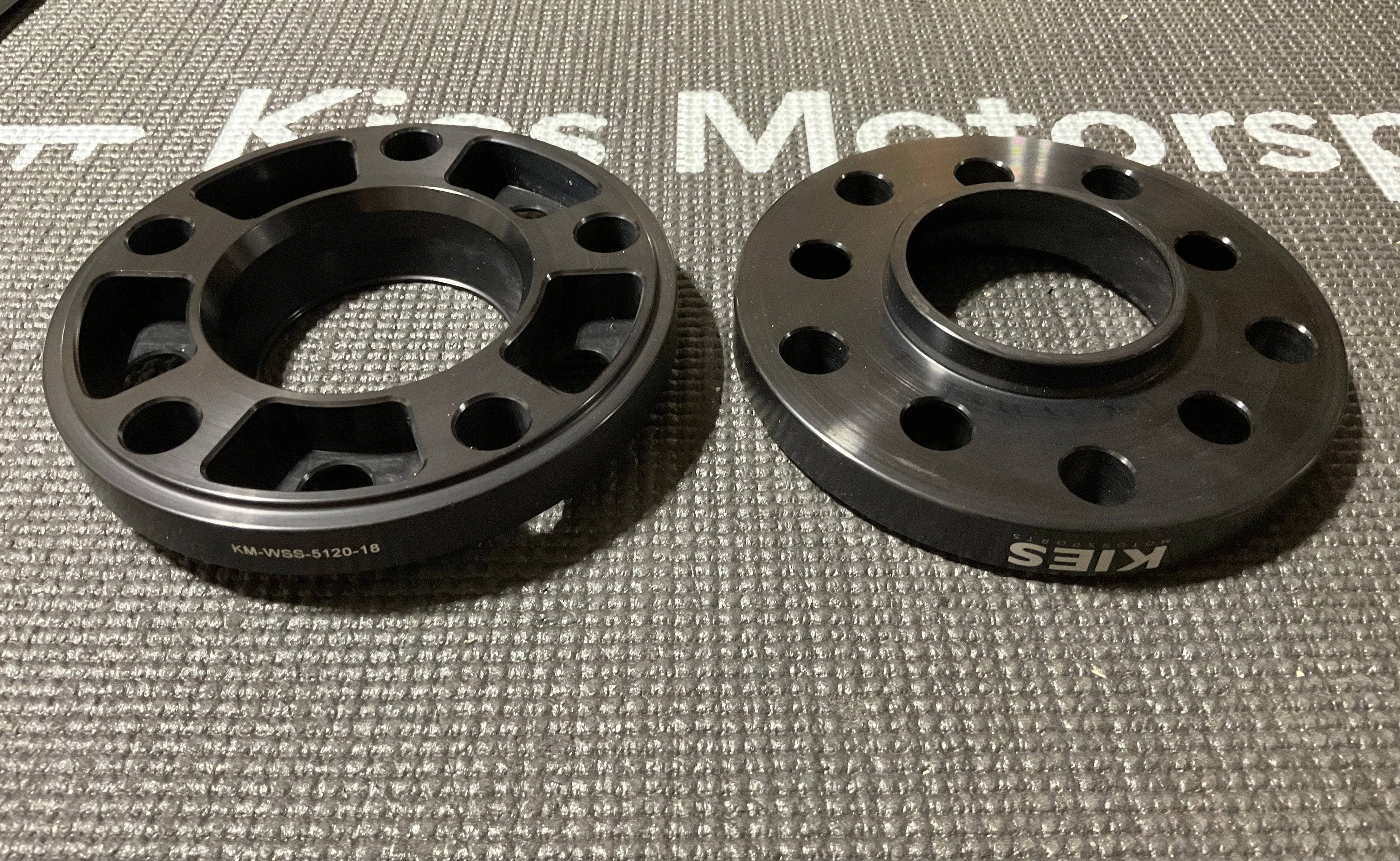 Kies-Motorsports Open Box Item OPEN BOX - Wheel Spacers for E & F Series (5x120) 18MM Thickness - NO LUGS