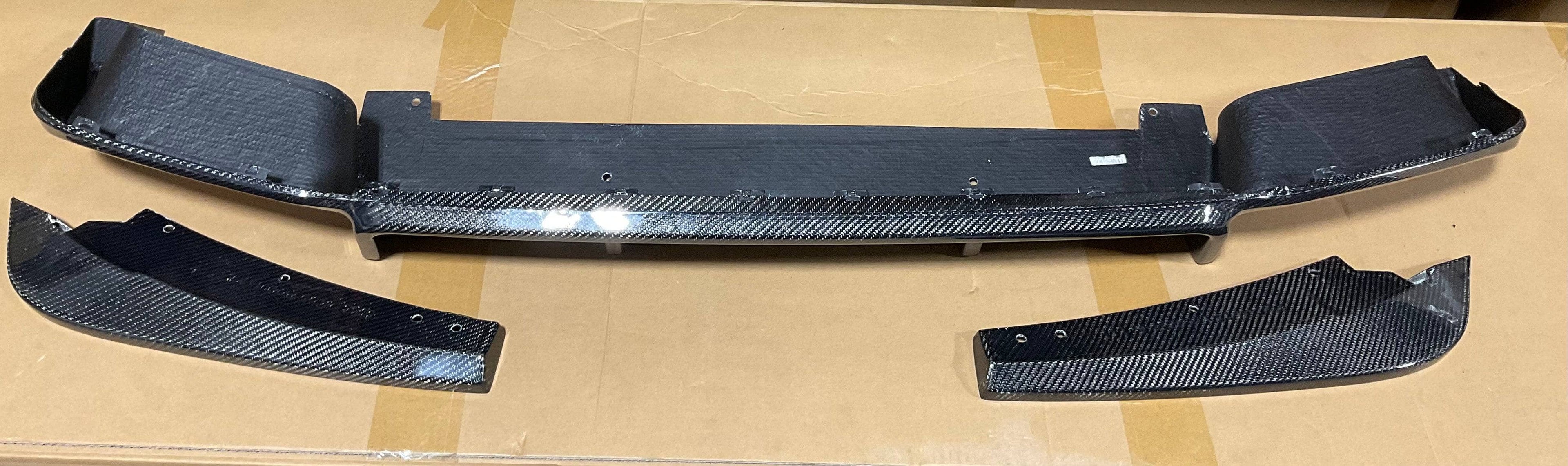 Kies-Motorsports Open Box Item OPEN BOX - X3 Carbon Fiber Rear Diffuser (Gloss Finish)