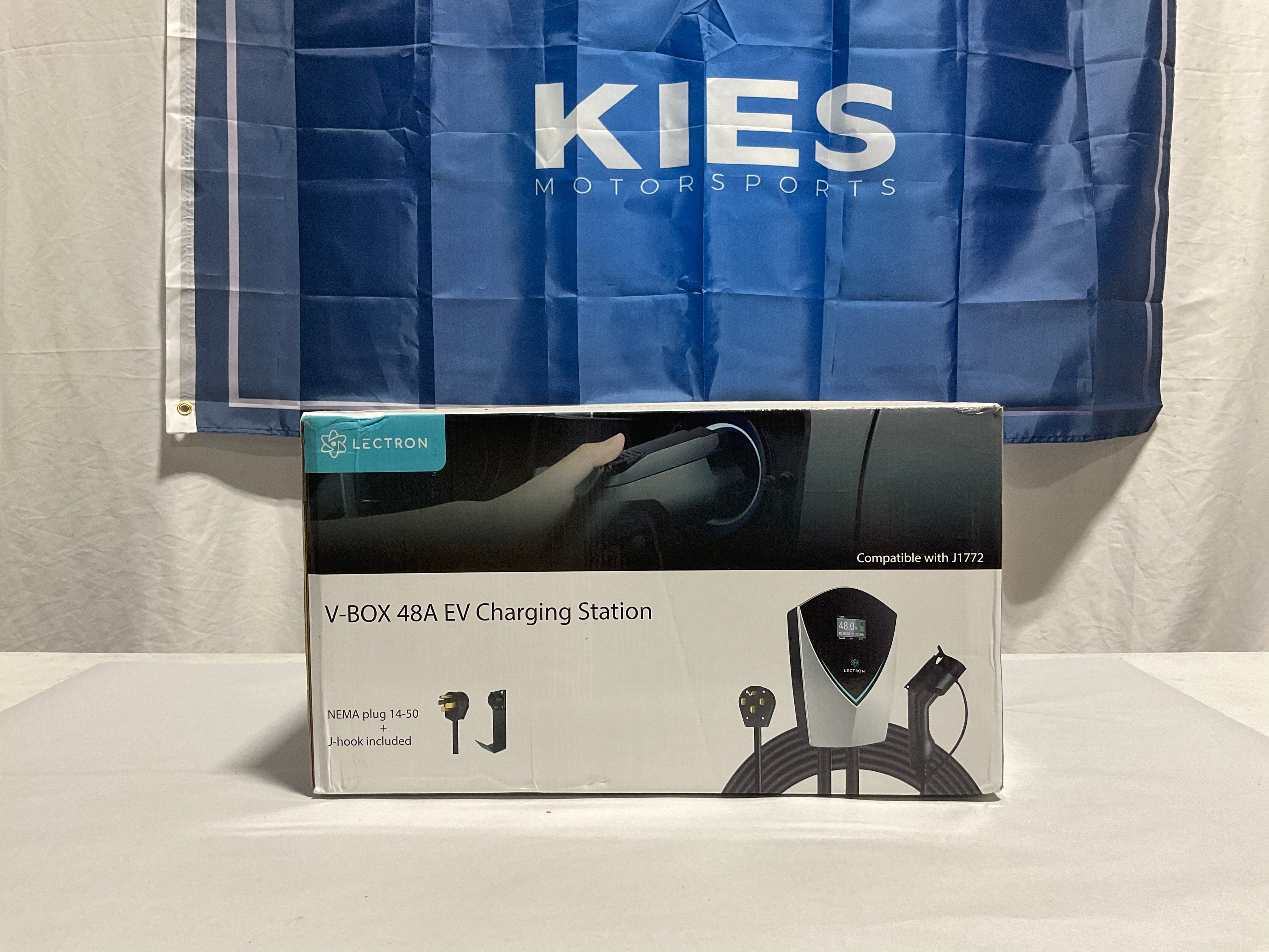 Kies-Motorsports Open OPEN BOX (EV) - Lectron V-BOX 240V 48A Electric Vehicle (EV) Charging Station With NEMA 14-50 Plug Main image