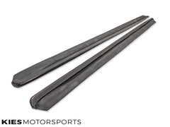 Kies-Motorsports Overstock 2014-2020 BMW 4 Series (F32 / F33) 3D Style Carbon Fiber Side Skirt Extensions (Pair)