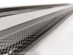Kies-Motorsports Overstock 2014-2020 BMW 4 Series (F32 / F33) 3D Style Carbon Fiber Side Skirt Extensions (Pair)
