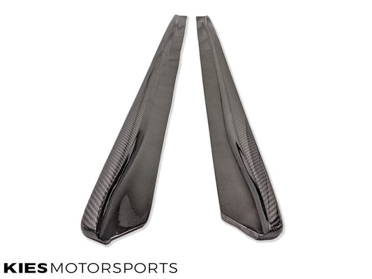 Kies-Motorsports Overstock 2014-2020 BMW 4 Series (F32 / F33) 3D Style Carbon Fiber Side Skirt Extensions (Pair)