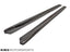 Kies Motorsports — 3D Style carbon fiber side skirt extension mounted on BMW F32 4 Series coupe, side profile view showing aggressive aero styling
