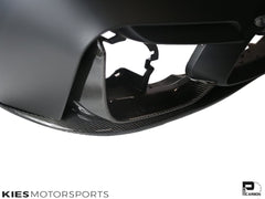 Kies-Motorsports Overstock 2014-2020 BMW 4 Series (F32) M4 Conversion M Performance Style Carbon Fiber Front Lip