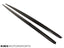 Kies Motorsports — performance-inspired carbon fiber side skirt extensions installed on BMW F22 2 Series coupe, side profile showing ground-hugging aero