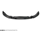 Kies Motorsports — front angle view of 2014-2021 BMW M3 (F80) & M4 (F82 / F83) VSX Carbon Fiber Front Lip
