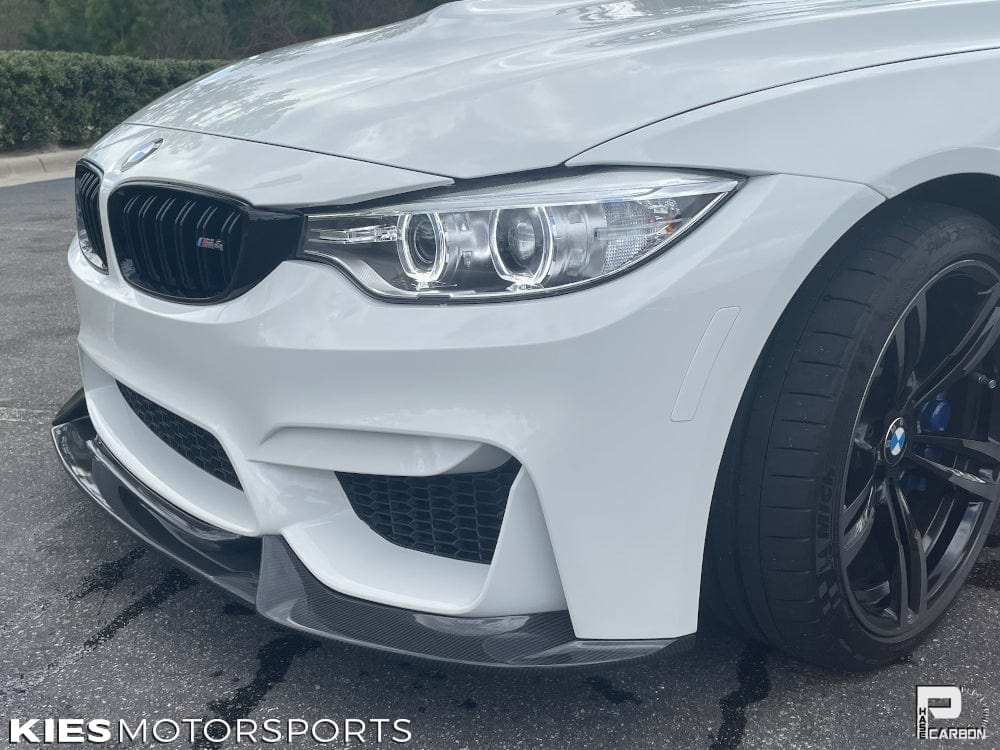 Kies Motorsports — alternate angle of 2014-2021 BMW M3 (F80) & M4 (F82 / F83) VSX Carbon Fiber Front Lip