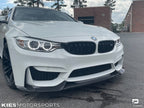 Kies Motorsports — rear angle view of 2014-2021 BMW M3 (F80) & M4 (F82 / F83) VSX Carbon Fiber Front Lip