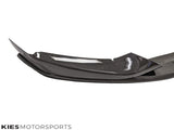 Kies-Motorsports Overstock 2017-2020 BMW 5 Series (G30) Pre-LCI Performance Inspired Carbon Fiber Front Lip (3 Piece)
