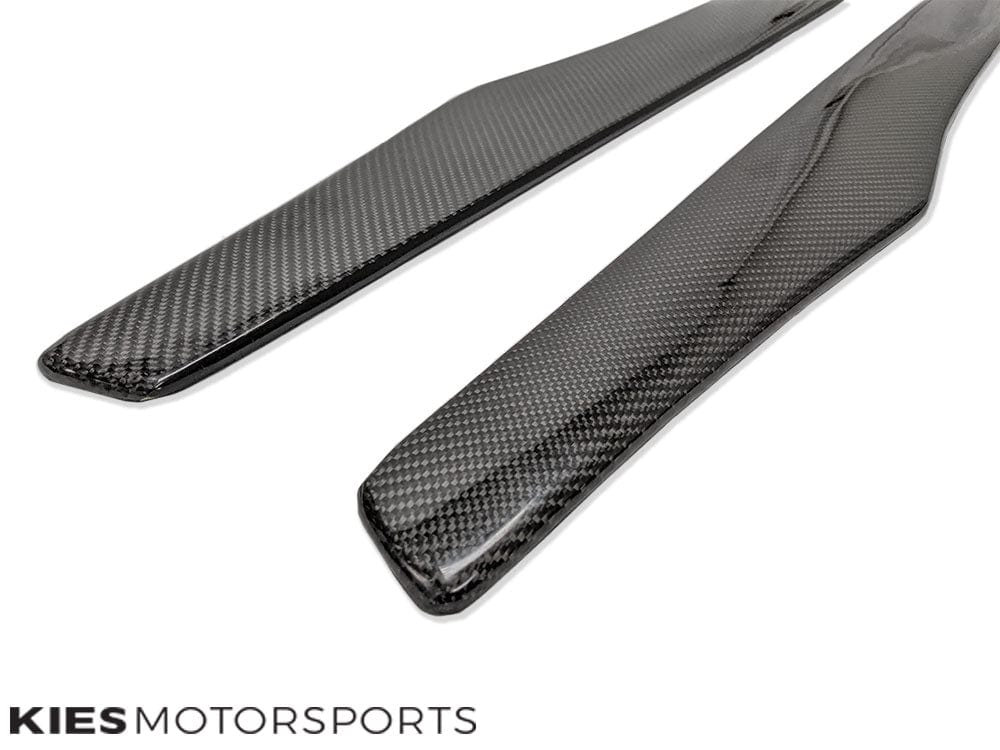 Kies-Motorsports Overstock 2019-2022 BMW 3 Series (G20) Type V-Type Carbon Fiber Side Skirt Extensions