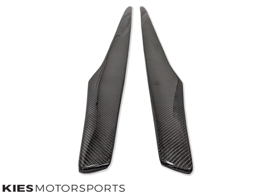 Kies-Motorsports Overstock 2019-2022 BMW 3 Series (G20) Type V-Type Carbon Fiber Side Skirt Extensions