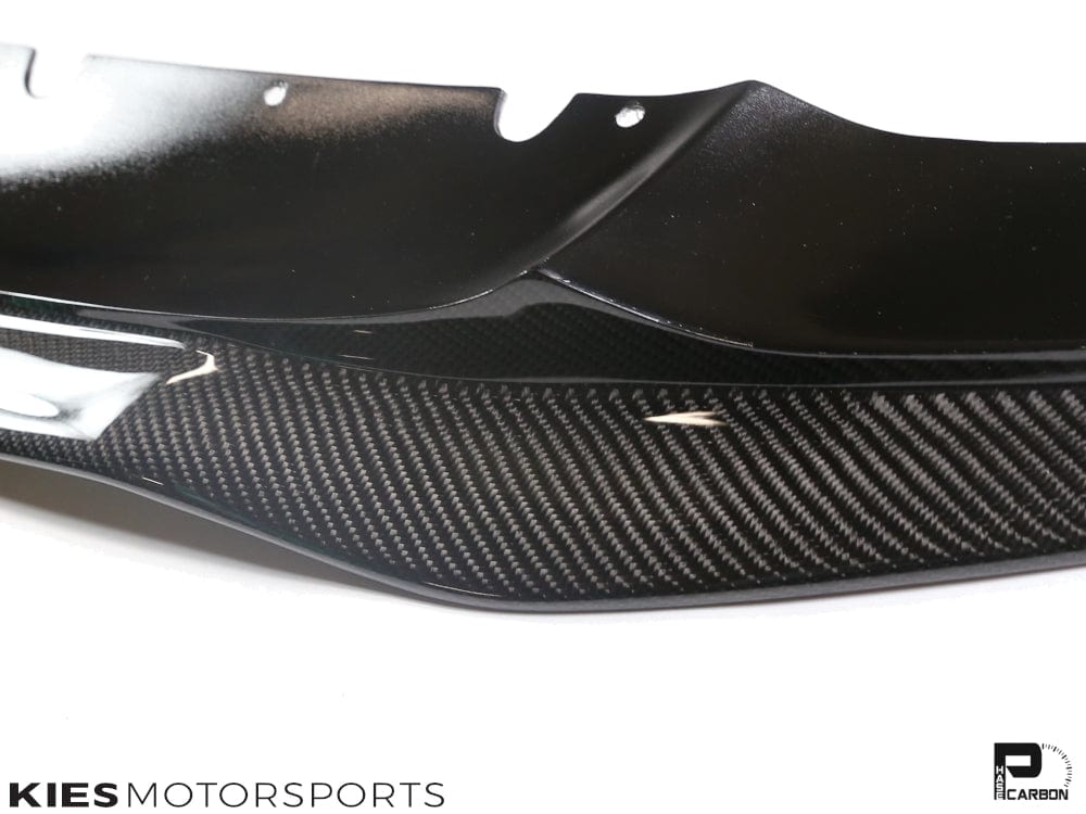 Kies Motorsports — Kies Carbon F30 PSM lip side profile showing aggressive aero styling
