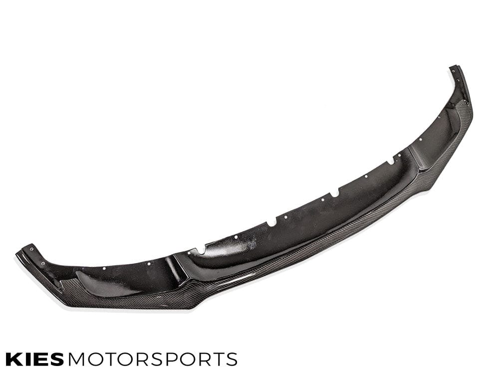 Kies Motorsports — BMW F30 front lip splitter, side profile detail, F30