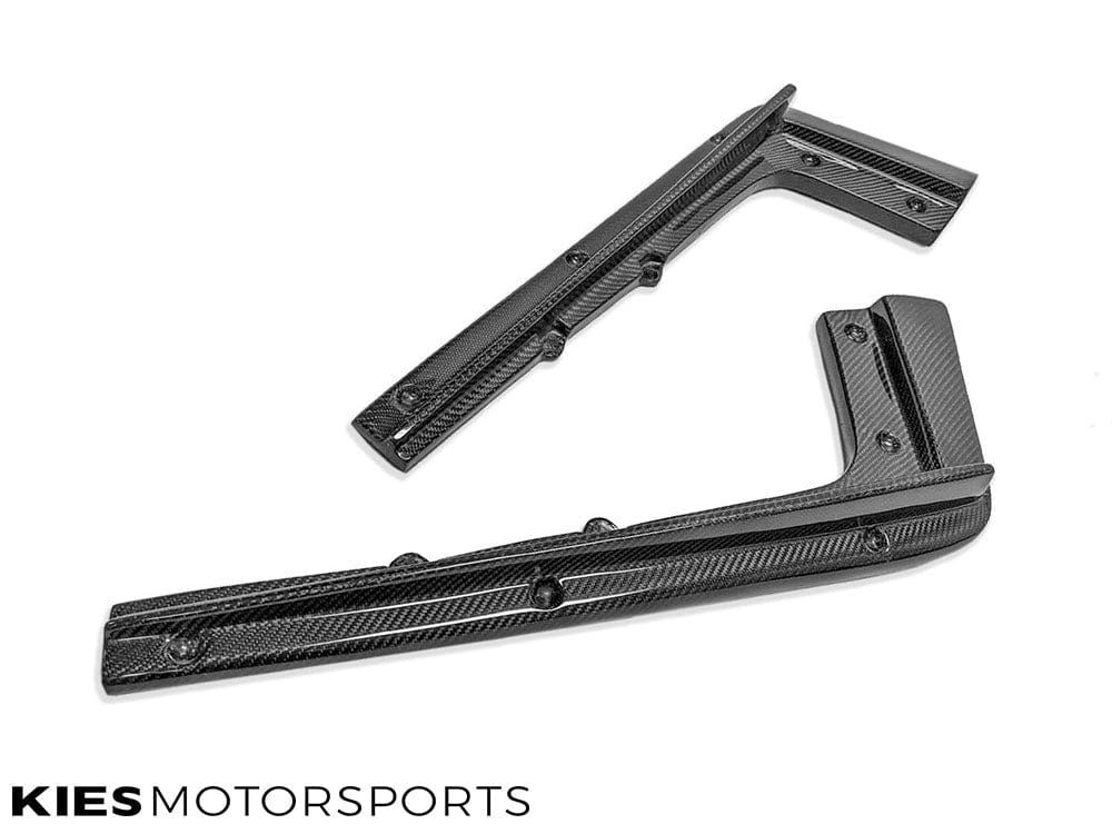 Kies Motorsports — detailed texture shot of BMW 3 Series (F30) "M3 Conversion" VSX Carbon Fiber Rear Diffuser (3 Piece)