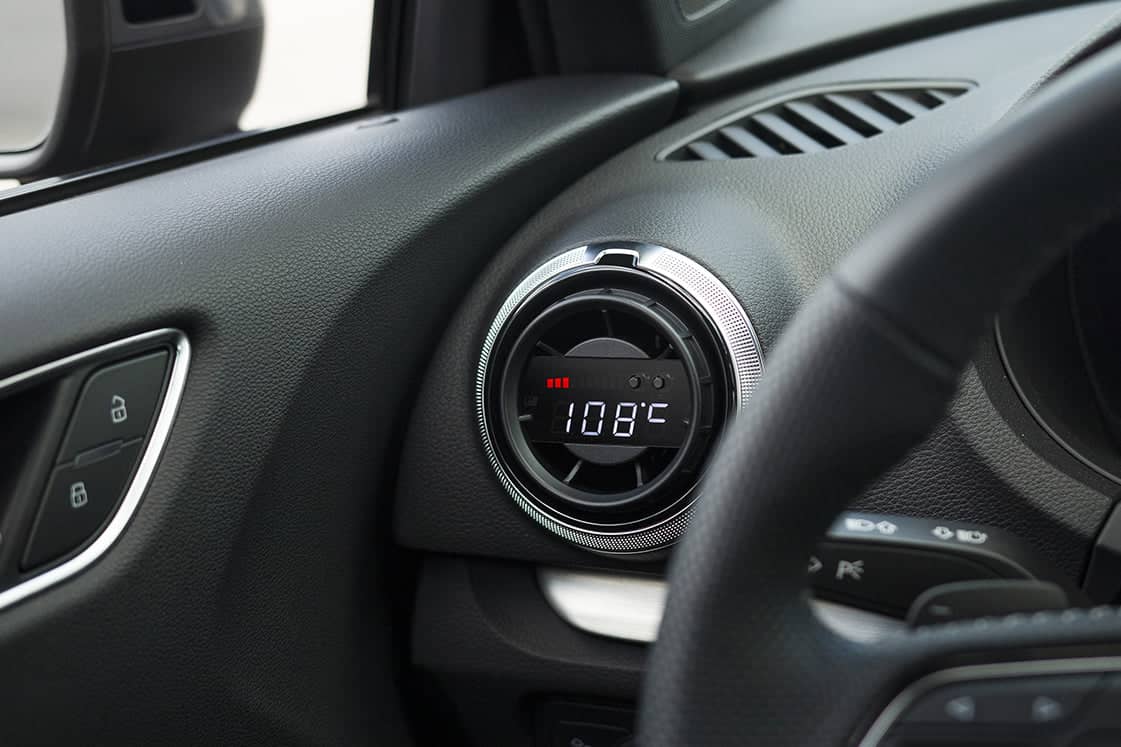 Kies-Motorsports P3 P3 Gauge - Audi A1/S1 8X Universal / Red / White