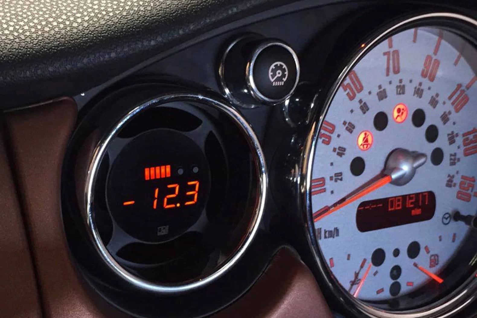 Kies-Motorsports P3 P3 Gauge - Mini Cooper R60/R61 Universal / Orange