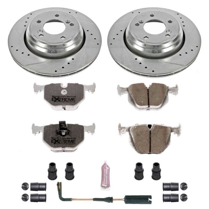 Kies-Motorsports PowerStop Power Stop 00-03 BMW M5 Rear Z26 Street Warrior Brake Kit