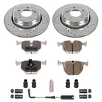 Kies-Motorsports PowerStop Power Stop 00-03 BMW M5 Rear Z26 Street Warrior Brake Kit