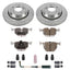 Kies-Motorsports PowerStop Power Stop 00-03 BMW M5 Rear Z26 Street Warrior Brake Kit