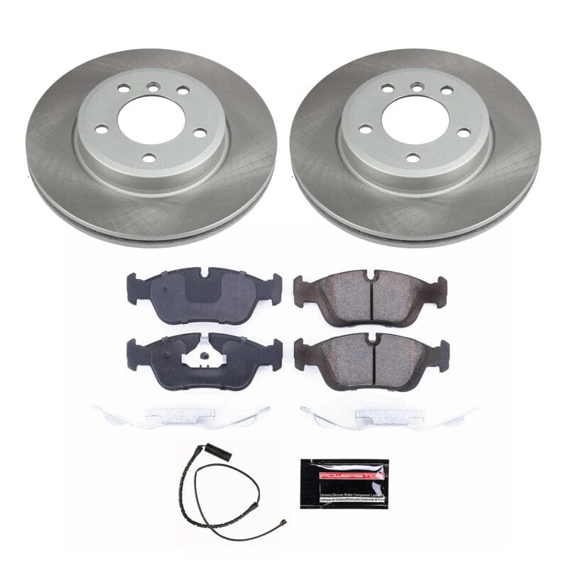 Kies-Motorsports PowerStop Power Stop 01-02 BMW Z3 Front Semi-Coated Rotor Kit Main image