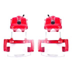 Kies-Motorsports PowerStop Power Stop 01-05 BMW 320i Front Red Calipers w/Brackets - Pair