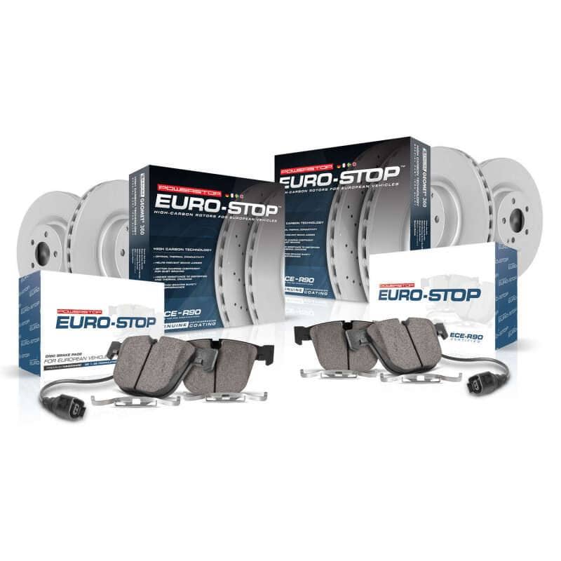 Kies-Motorsports PowerStop Power Stop 01-05 BMW 325xi Front & Rear Euro-Stop Brake Kit