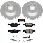 Kies-Motorsports PowerStop Power Stop 01-05 BMW 325xi Front Z23 Evolution Sport Coated Brake Kit