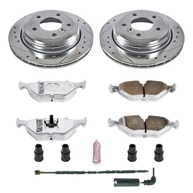 Kies-Motorsports PowerStop Power Stop 01-05 BMW 325xi Rear Z26 Street Warrior Brake Kit Main image