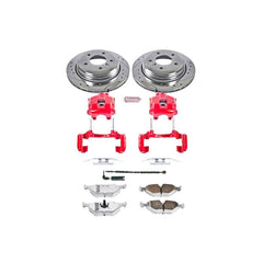 Kies-Motorsports PowerStop Power Stop 01-05 BMW 325xi Rear Z26 Street Warrior Brake Kit w/Calipers