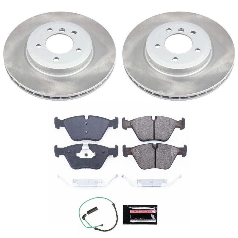 Kies-Motorsports PowerStop Power Stop 01-05 BMW 330xi Front Semi-Coated Rotor Kit Main image