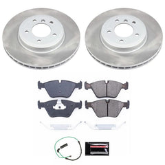 Kies-Motorsports PowerStop Power Stop 01-05 BMW 330xi Front Semi-Coated Rotor Kit
