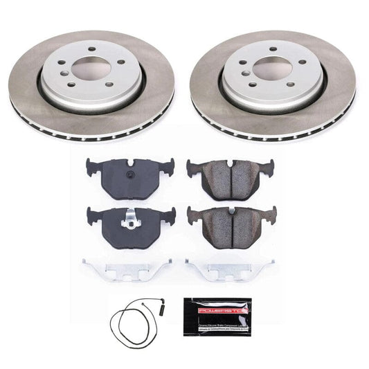 Kies-Motorsports PowerStop Power Stop 01-05 BMW 330xi Rear Semi-Coated Rotor Kit