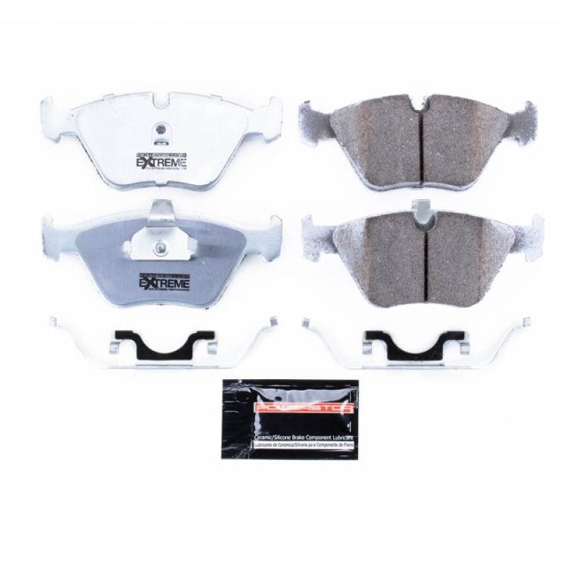 Kies-Motorsports PowerStop Power Stop 01-05 BMW 525i Front Z26 Extreme Street Brake Pads w/Hardware Main image