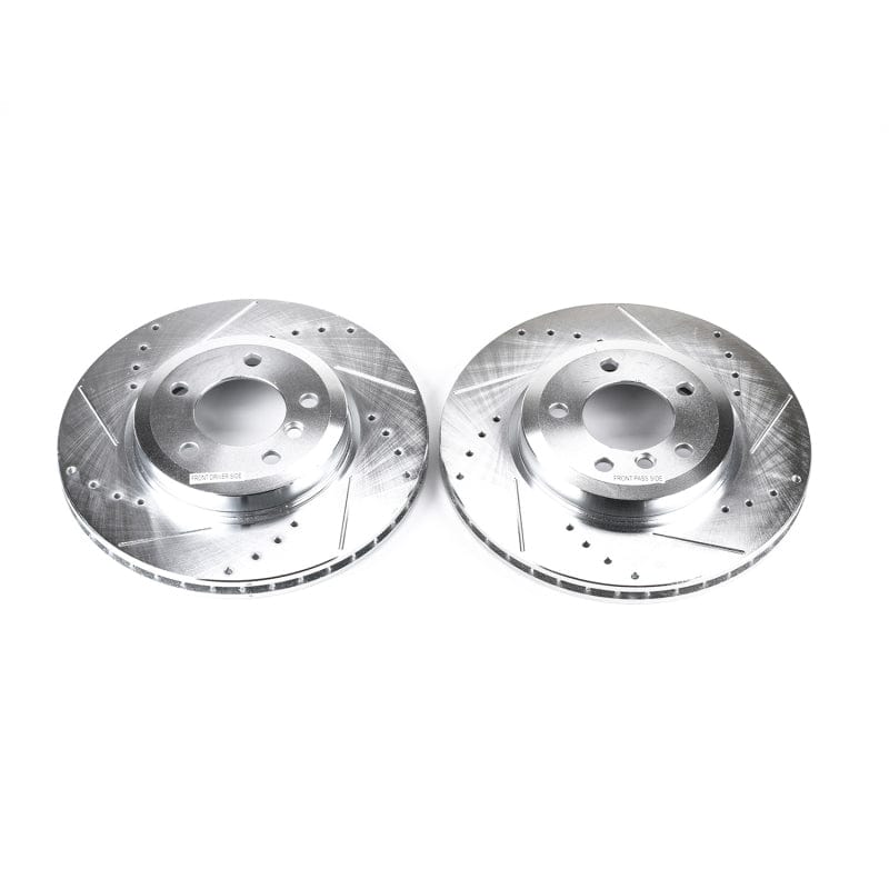Power Stop 01-06 BMW 330Ci Front Evolution Drilled & Slotted Rotors - Pair Secondary image