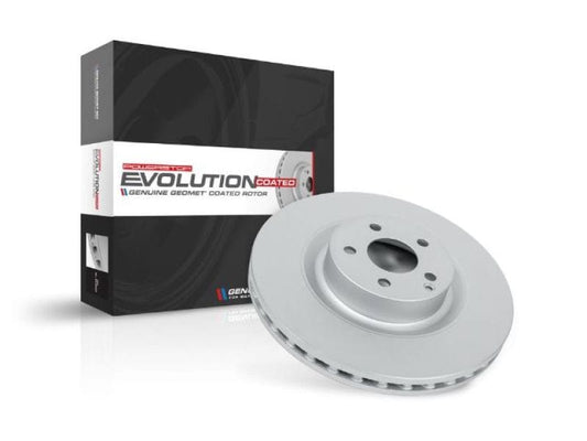 Kies-Motorsports PowerStop Power Stop 01-06 BMW 330Ci Front Evolution High Carbon Geomet Coated Rotor