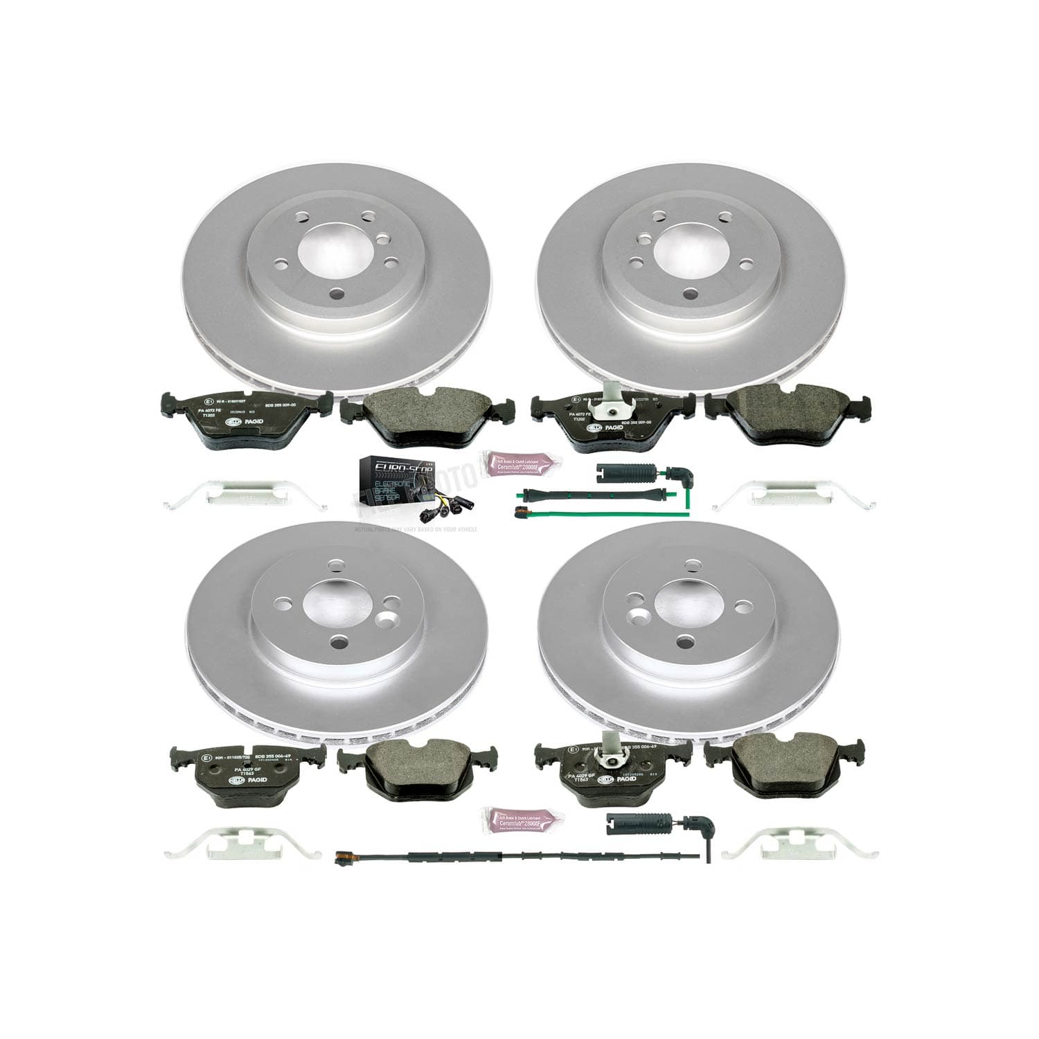 Kies-Motorsports PowerStop Power Stop 01-06 BMW 330Ci Front & Rear Euro-Stop Brake Kit Main image