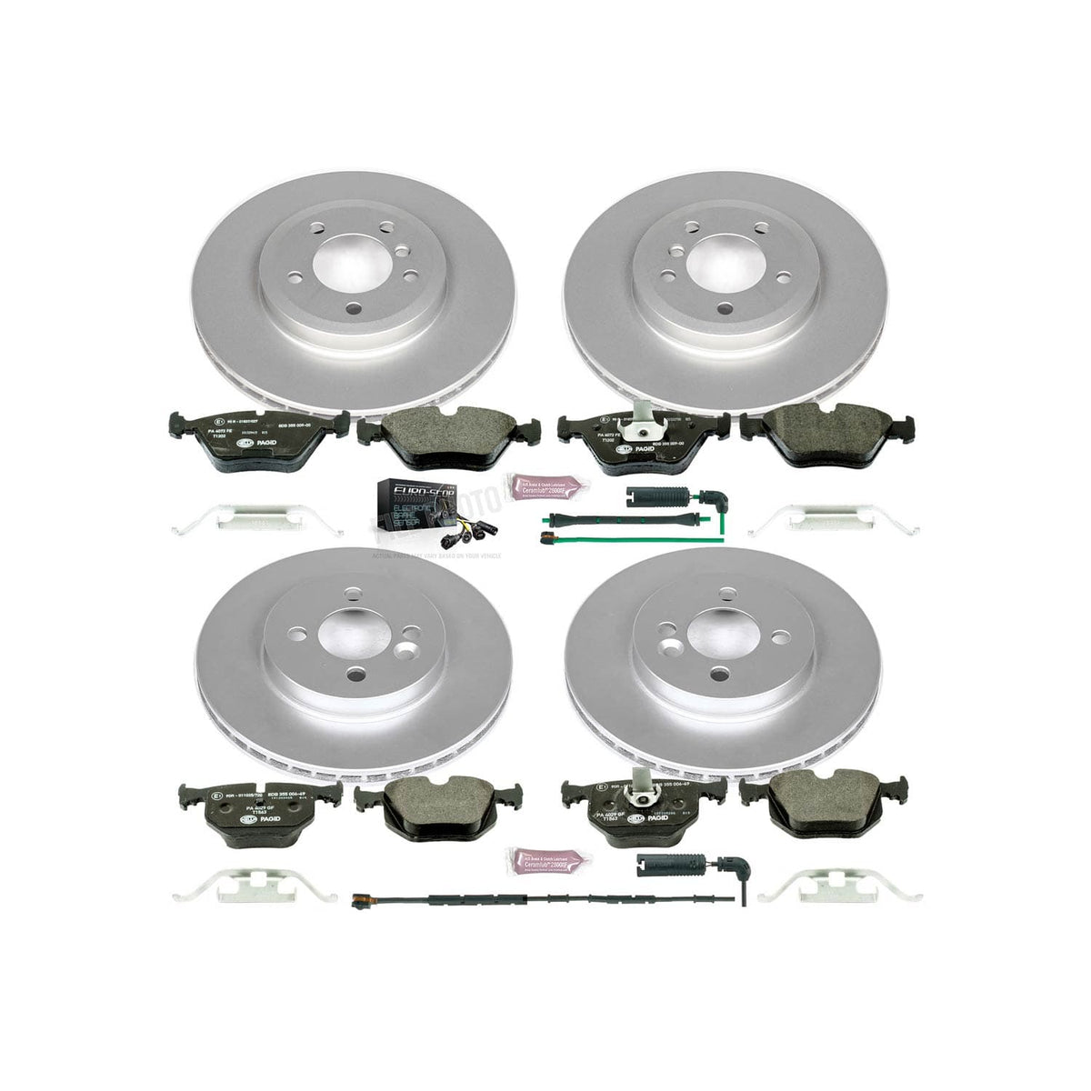 Kies-Motorsports PowerStop Power Stop 01-06 BMW 330Ci Front & Rear Euro-Stop Brake Kit