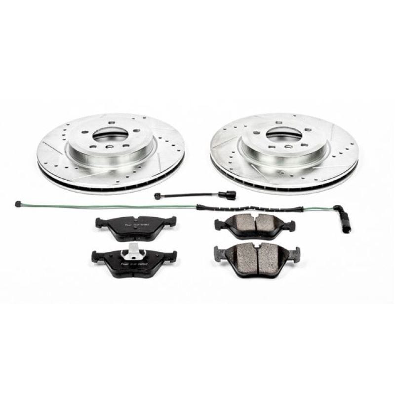 Kies-Motorsports PowerStop Power Stop 01-06 BMW 330Ci Front Z23 Evolution Sport Brake Kit Main image