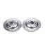 Kies-Motorsports PowerStop Power Stop 01-06 BMW 330Ci Rear Evolution Drilled & Slotted Rotors - Pair